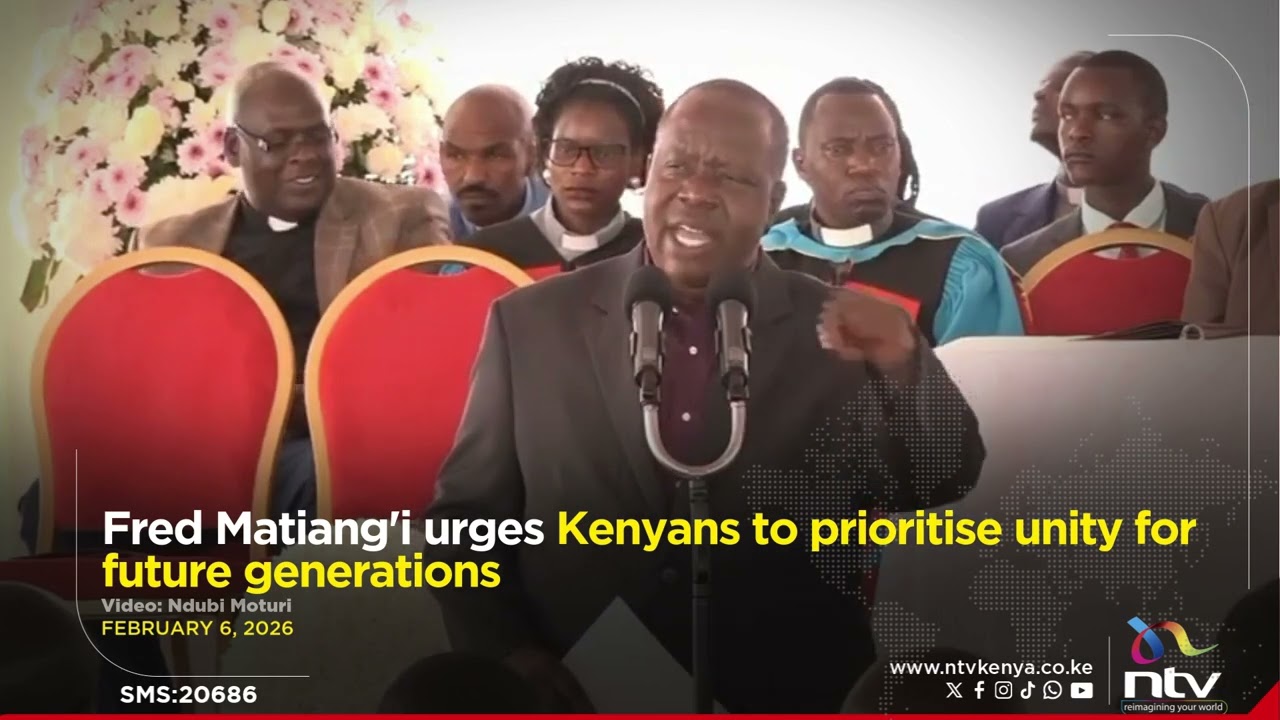 Fred Matiang'i urges Kenyans to prioritise unity for future generations.