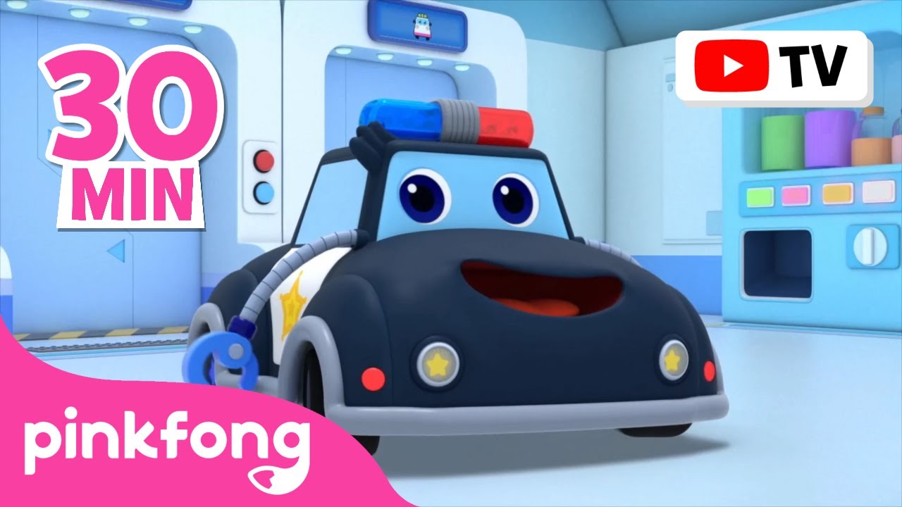 Police Car to the Rescue 🚓 | Best Car Songs & Stories | Pinkfong Car Cartoon