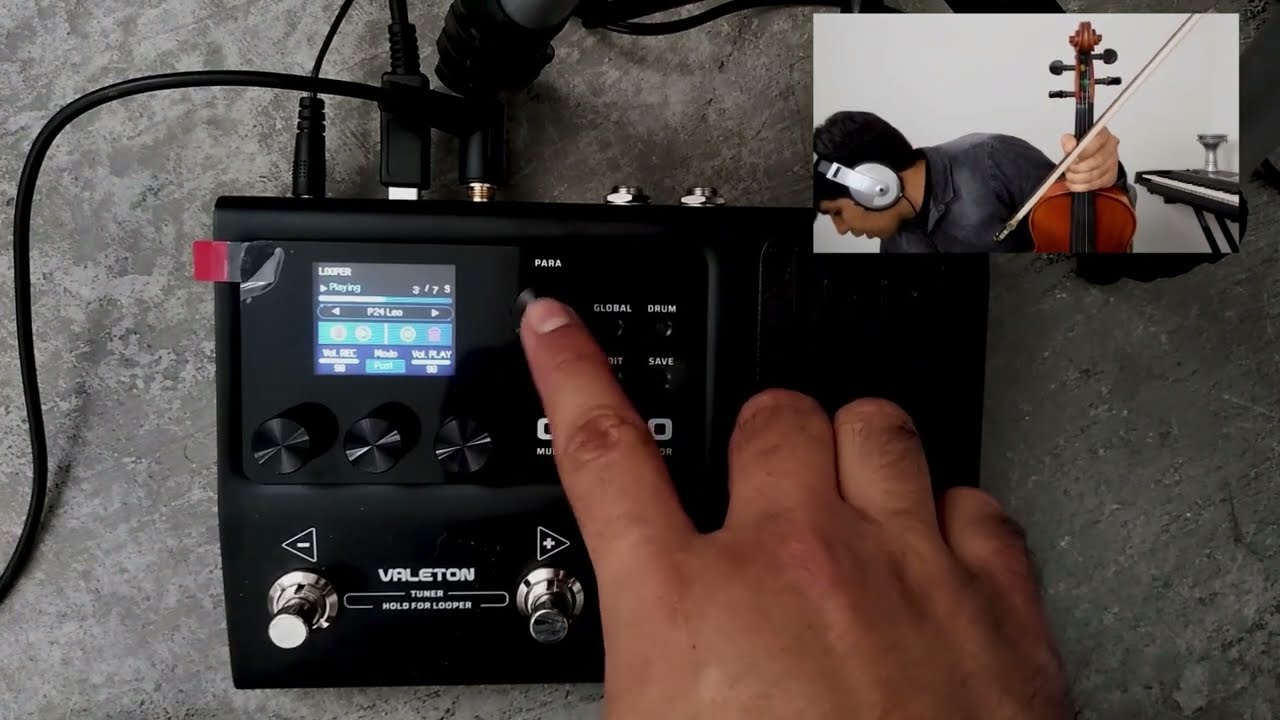 Tutorial looper en pedalera Valeton GP 100 | Live Looping