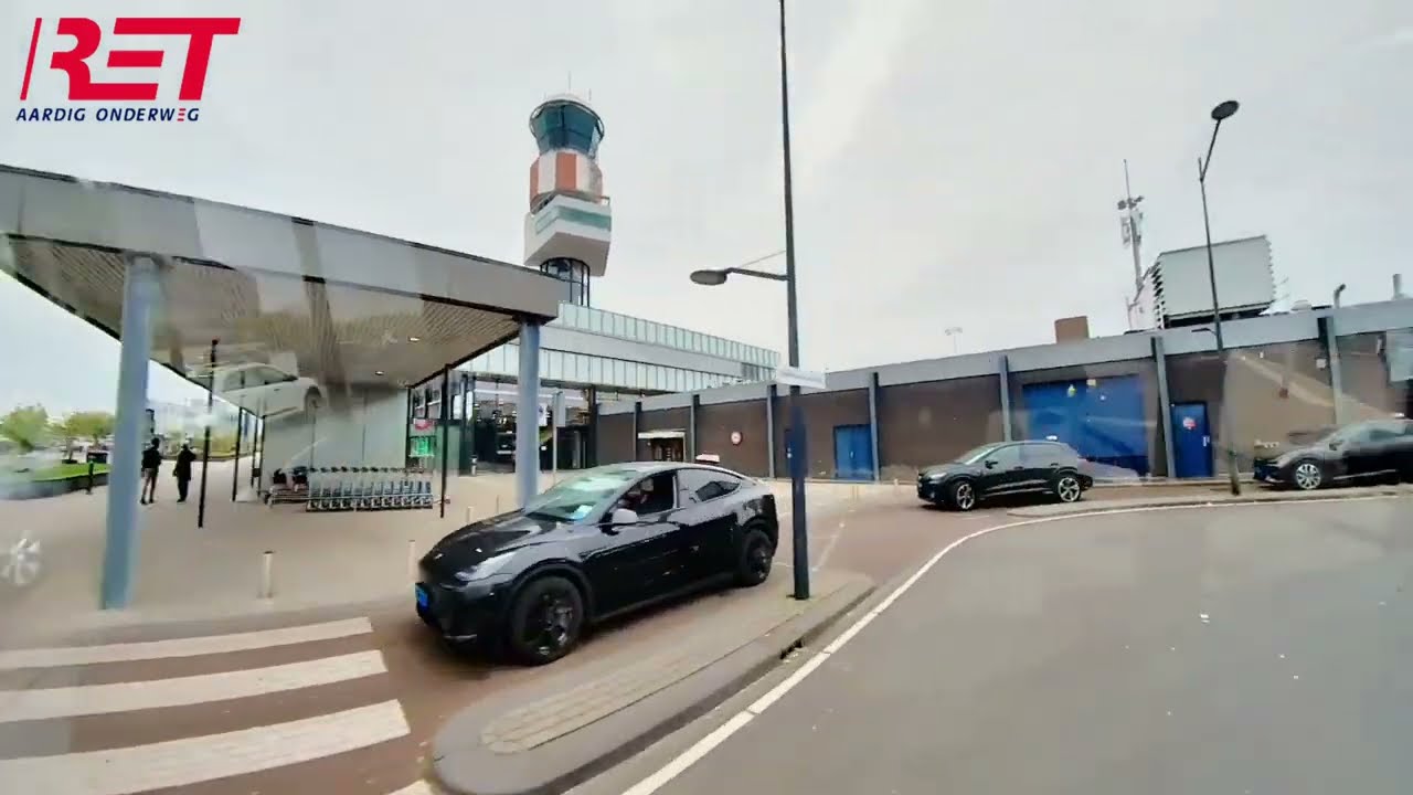 RET buslijn 33 Rotterdam cs via Airport