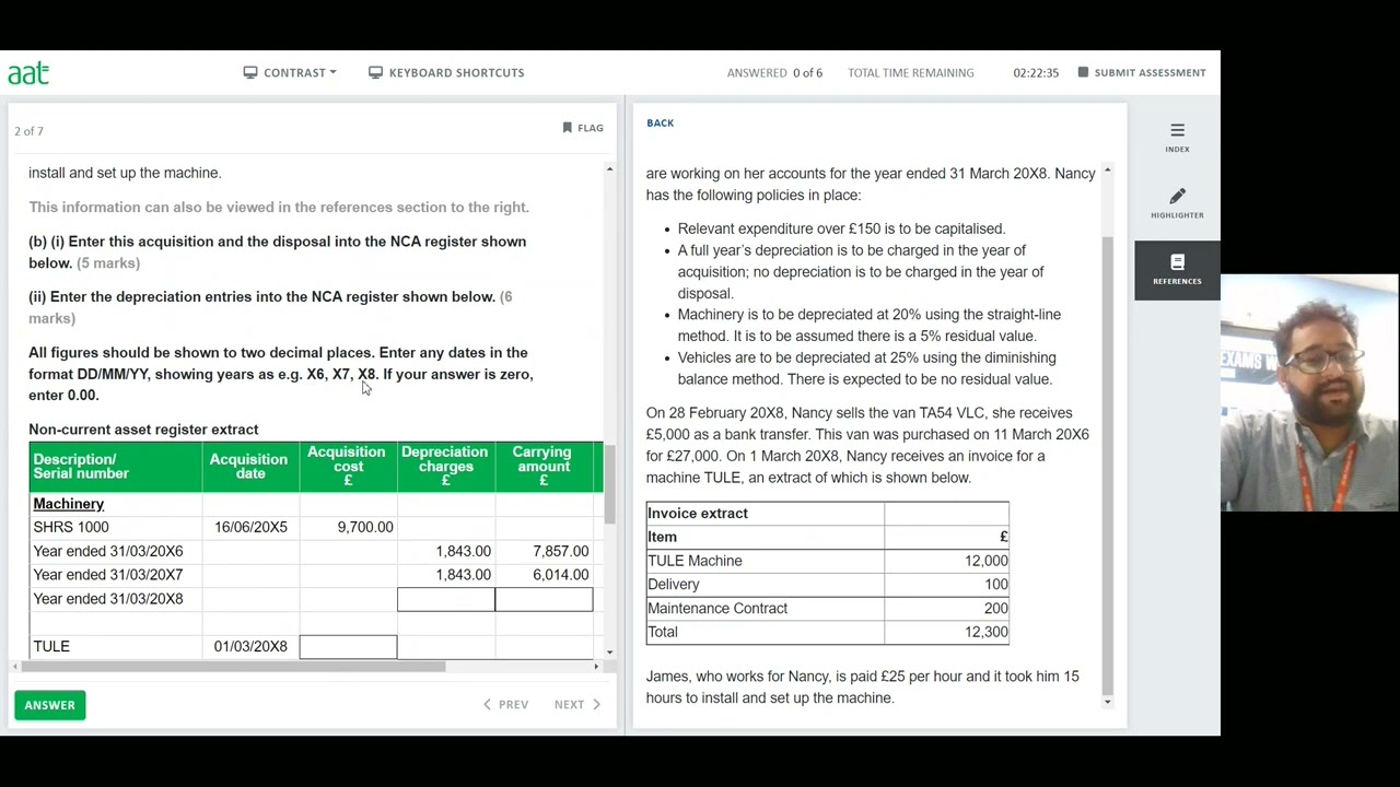 FAPS Practice Assessment 2 Feedback Part 1 AAT AQ 2022