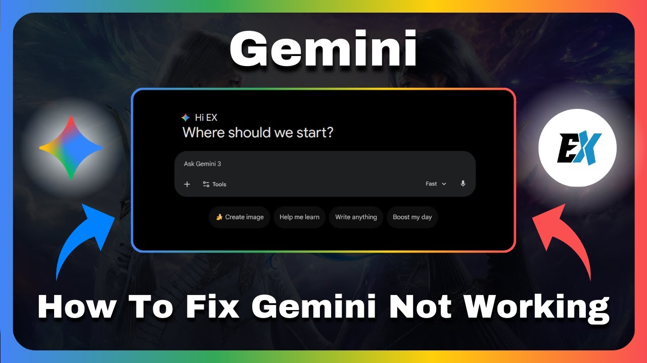 Jak naprawić niedziałającą aplikację Gemini - Napraw nieładowanie lub brak reakcji Google Gemini