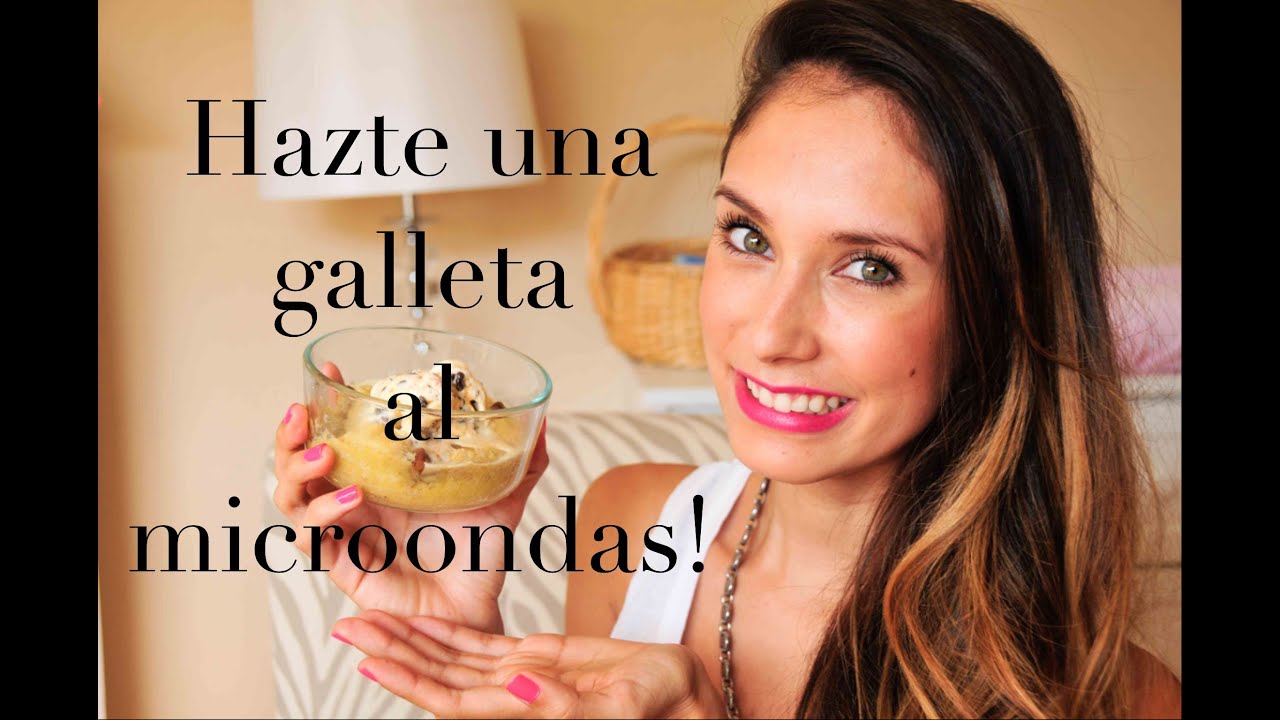 Sunday Funday! Hazte una Galleta caliente con Helado por encima al microondas!
