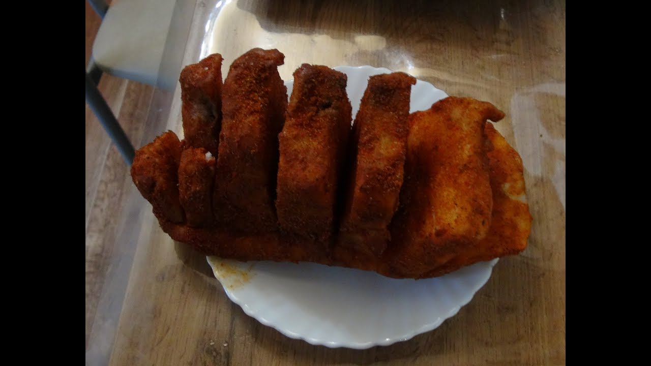 Копчю курдюк в попугаечнике, окот у овец.