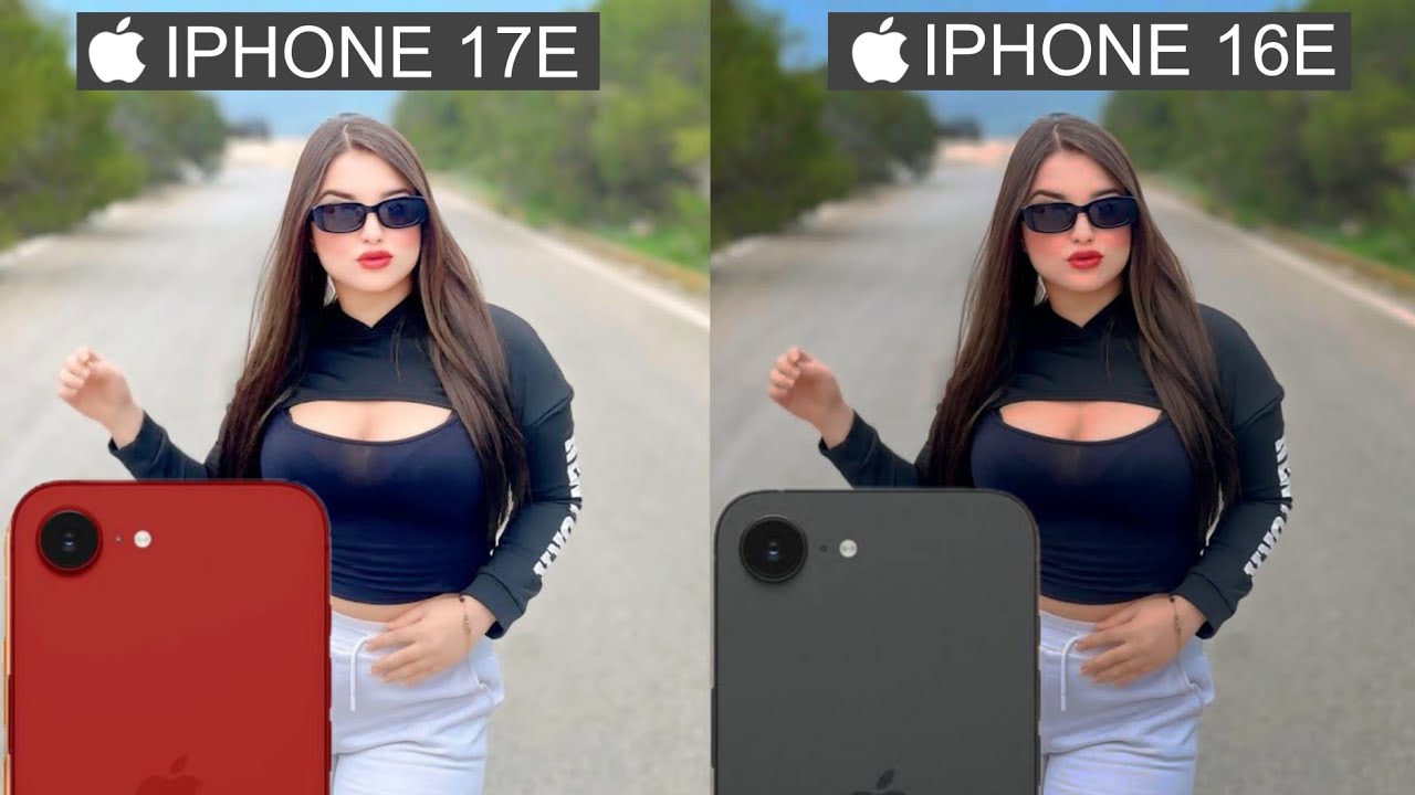 Сравнение камер iPhone 17E и iPhone 16E.