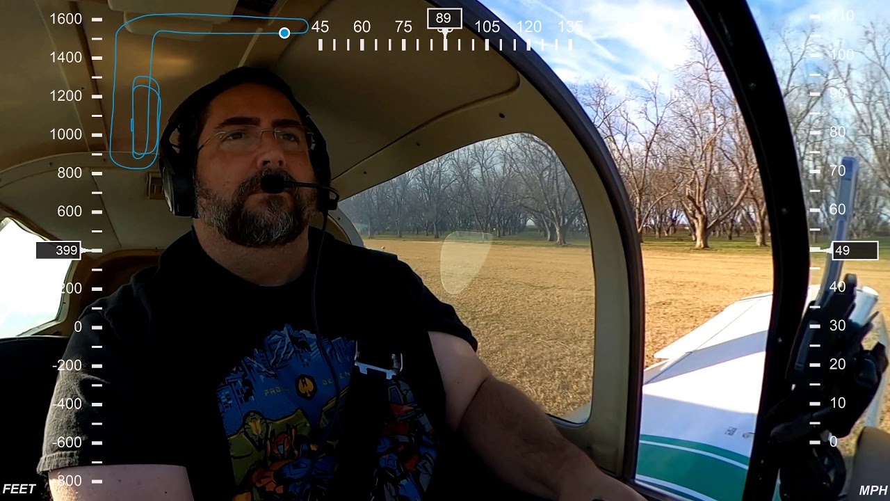 Soft field landing in a Grumman Traveler