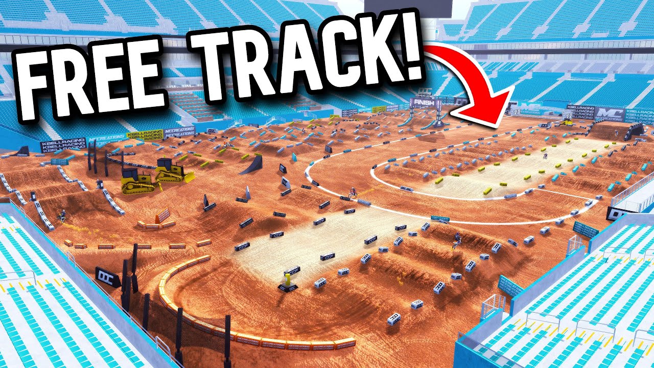 THE MOST FLOWY SUPERCROSS TRACK IN MX BIKES!