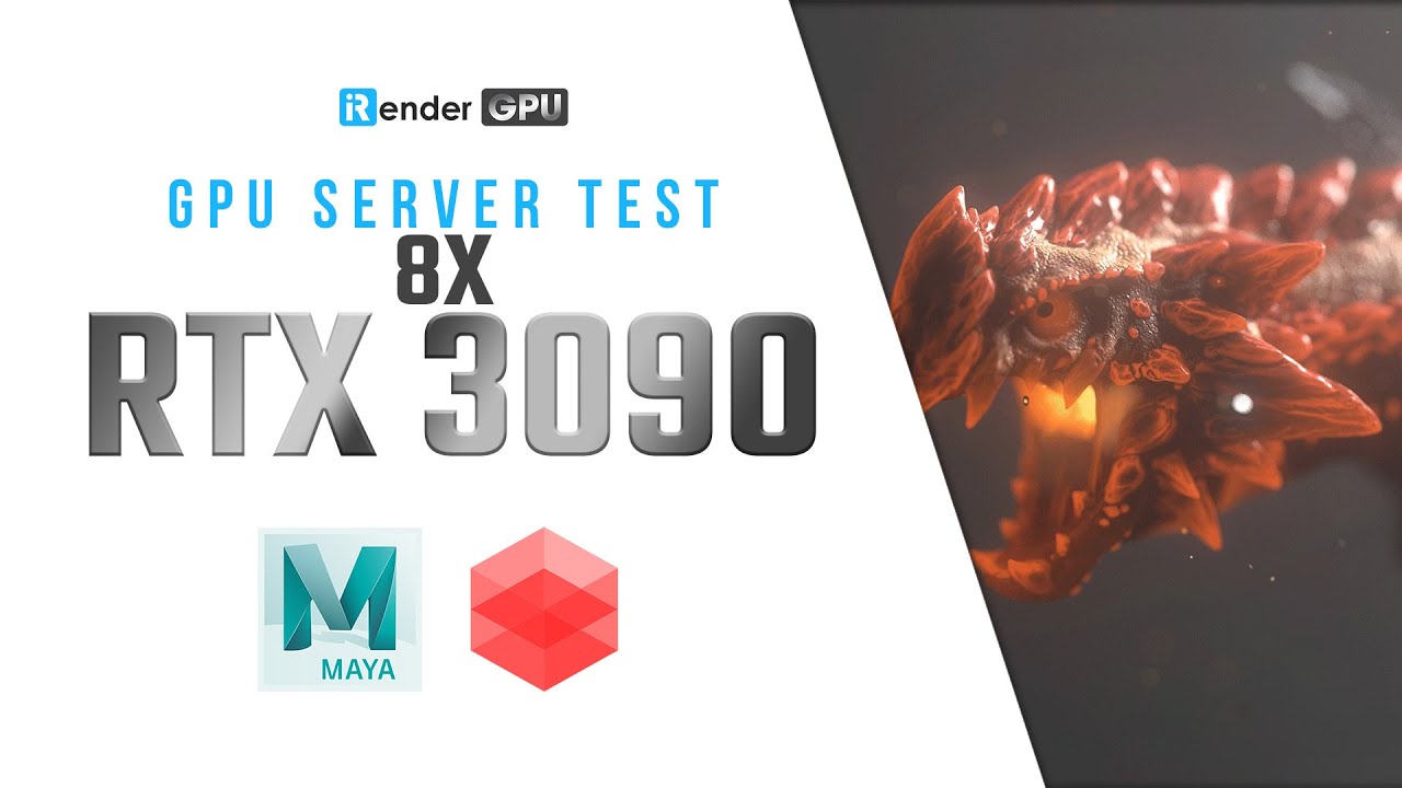 Redshift Render Farm for Maya | Maya & Redshift Render with 8 x RTX 3090 | iRender