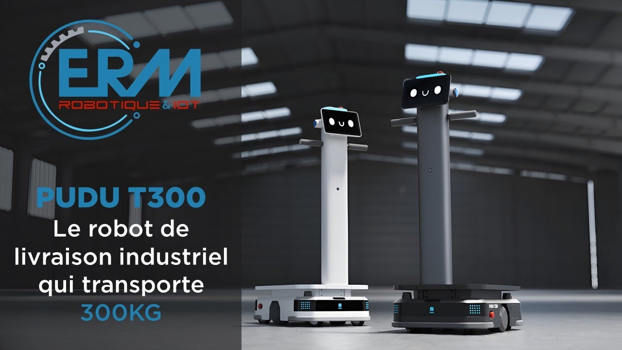 Robot de transport de marchandises industriel Pudu T300