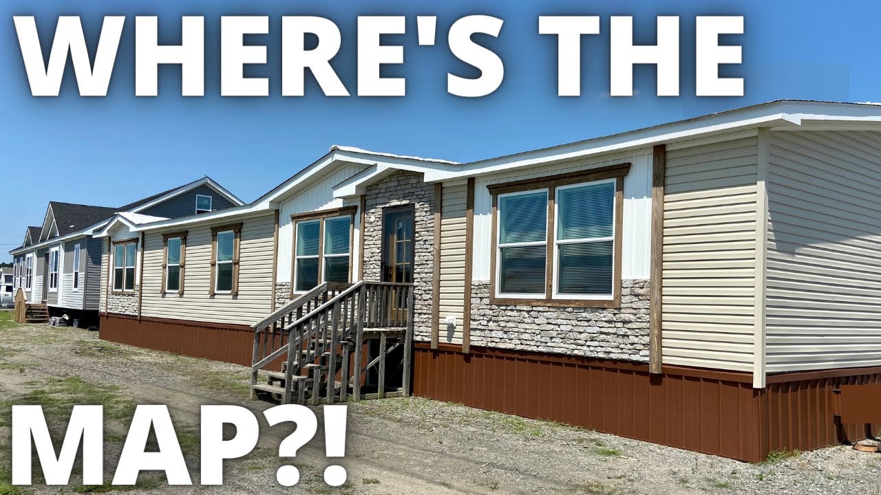 Gonna need a ATLAS to tour this HUGE mobile home! Also back porch included! House Tour
