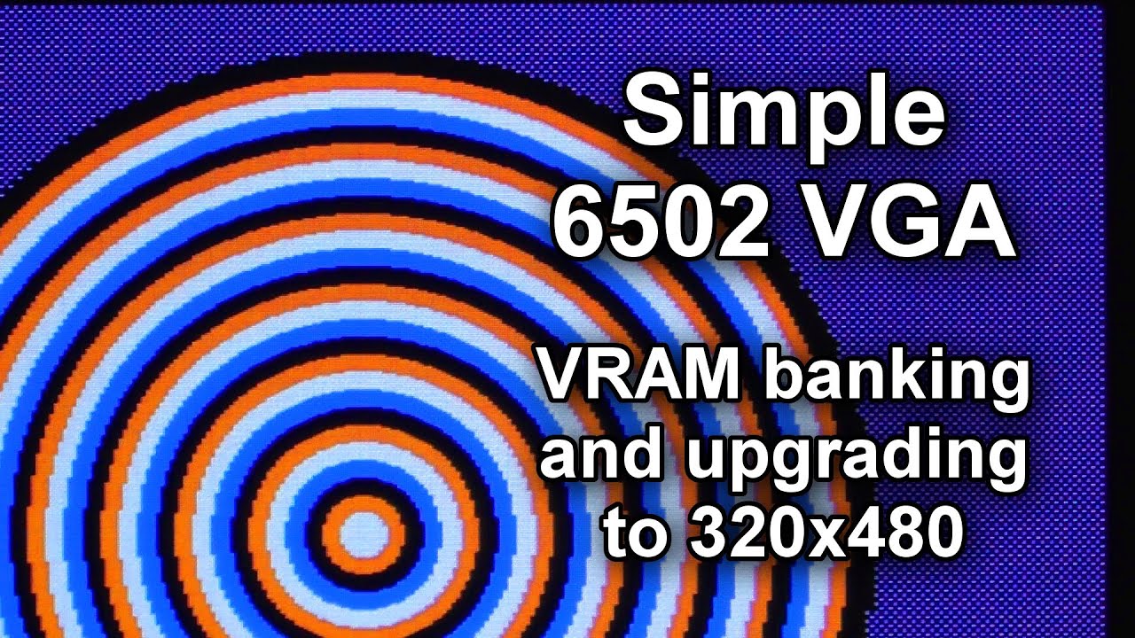 Simple Breadboard VGA - 320x480 resolution upgrade