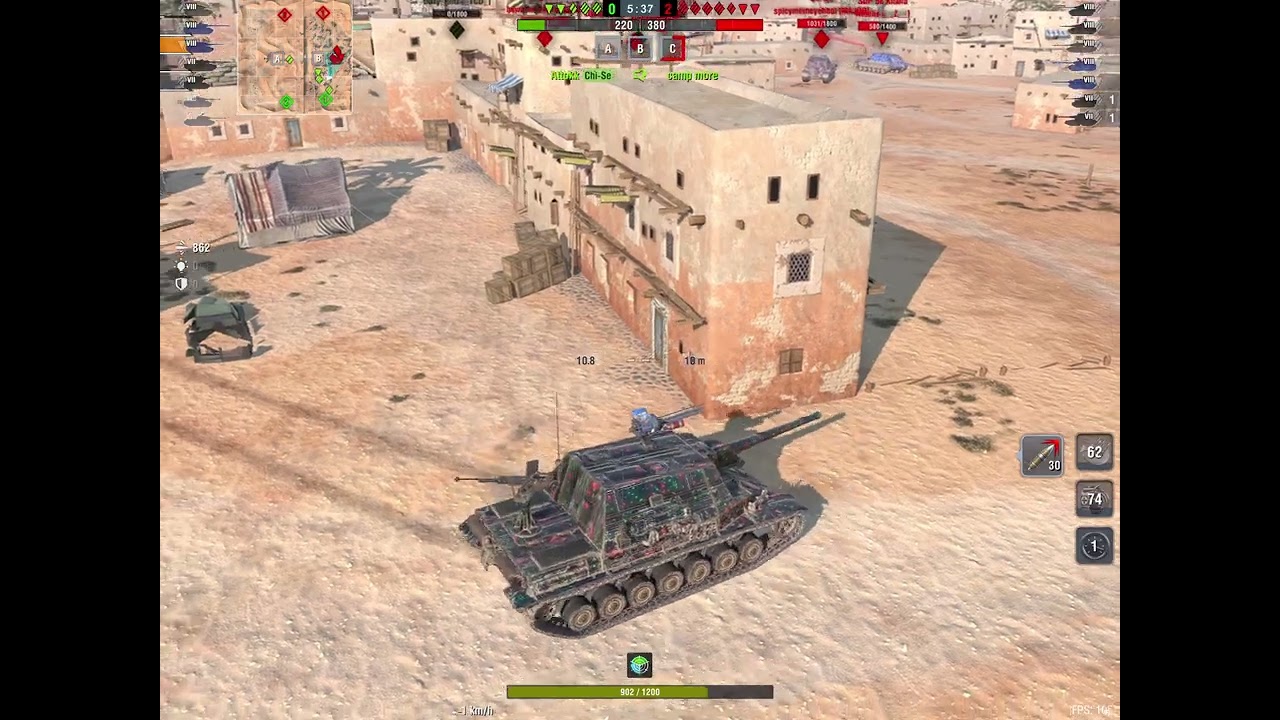 type 5 Ka Ri ace 3510dam 3kills had to fight lol