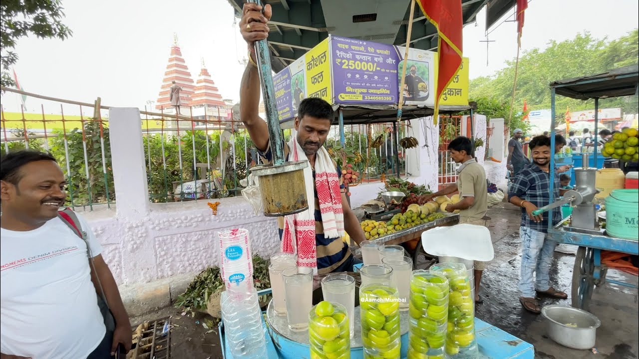 Indian Thor Selling Lemon Juice in Patna | Indian Street Food