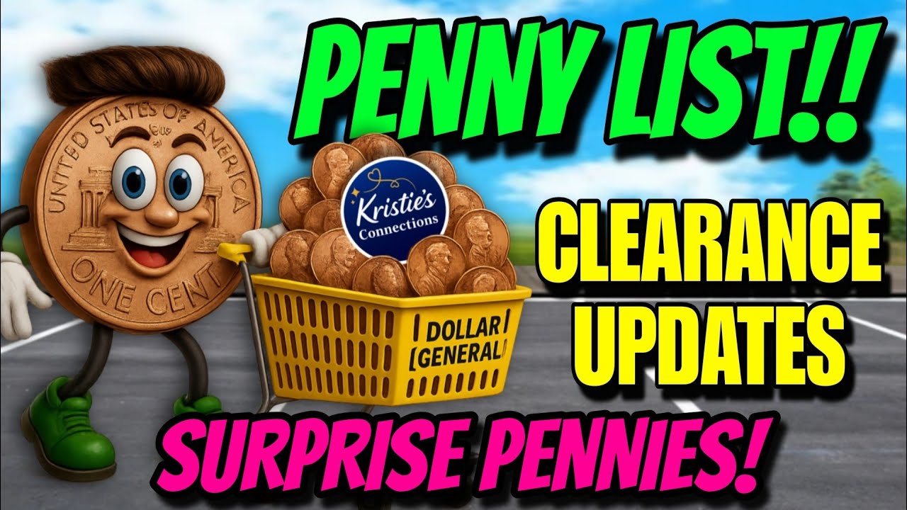 🤩🤪SURPRISE PENNIES! DOLLAR GENERAL PENNY LIST 11/25/25