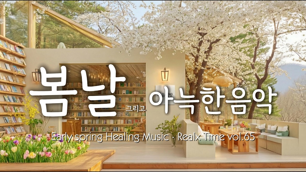 🎵 마음책방과 봄 힐링음악｜Healing Music · Quiet Rest Time vol.65
