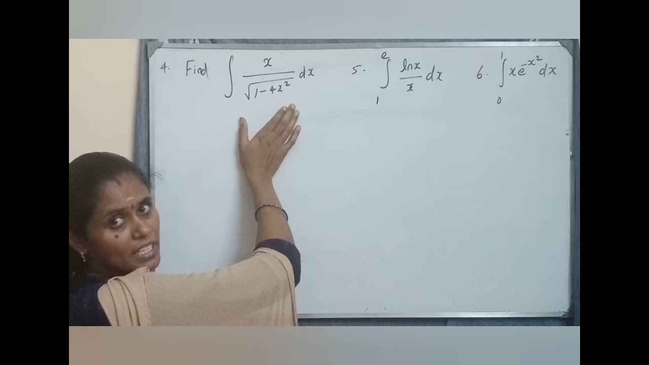 MCQ for Integral Calculus - Basic problems & Substitution rule