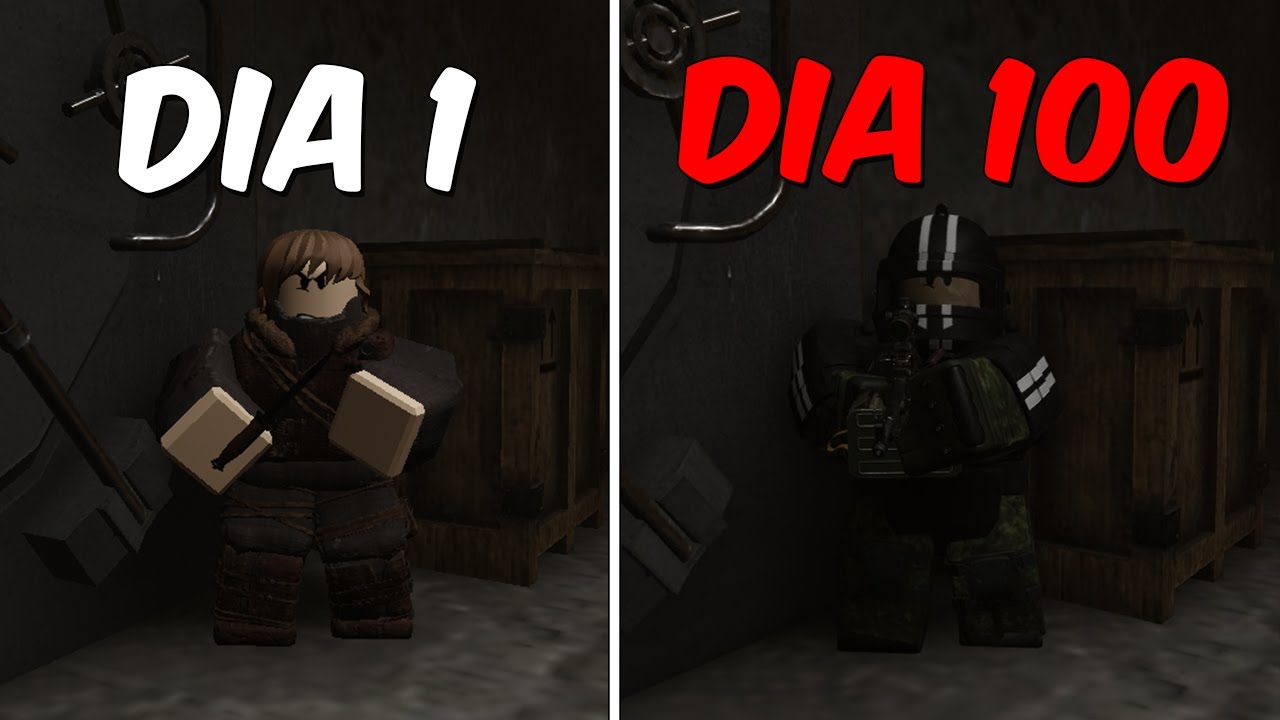 Sobreviví 100 DIAS en ROBLOX Proyect Delta en SOLITARIO 😲