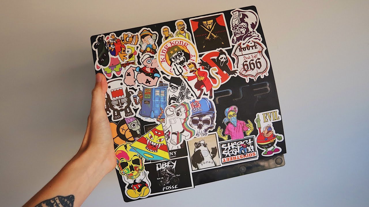 Stickered Up PS3 Slim - Complete Teardown & Clean