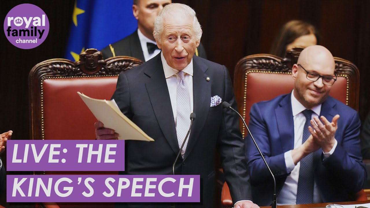 LIVE: King Charles Delivers a Speech in the Italian Parliament