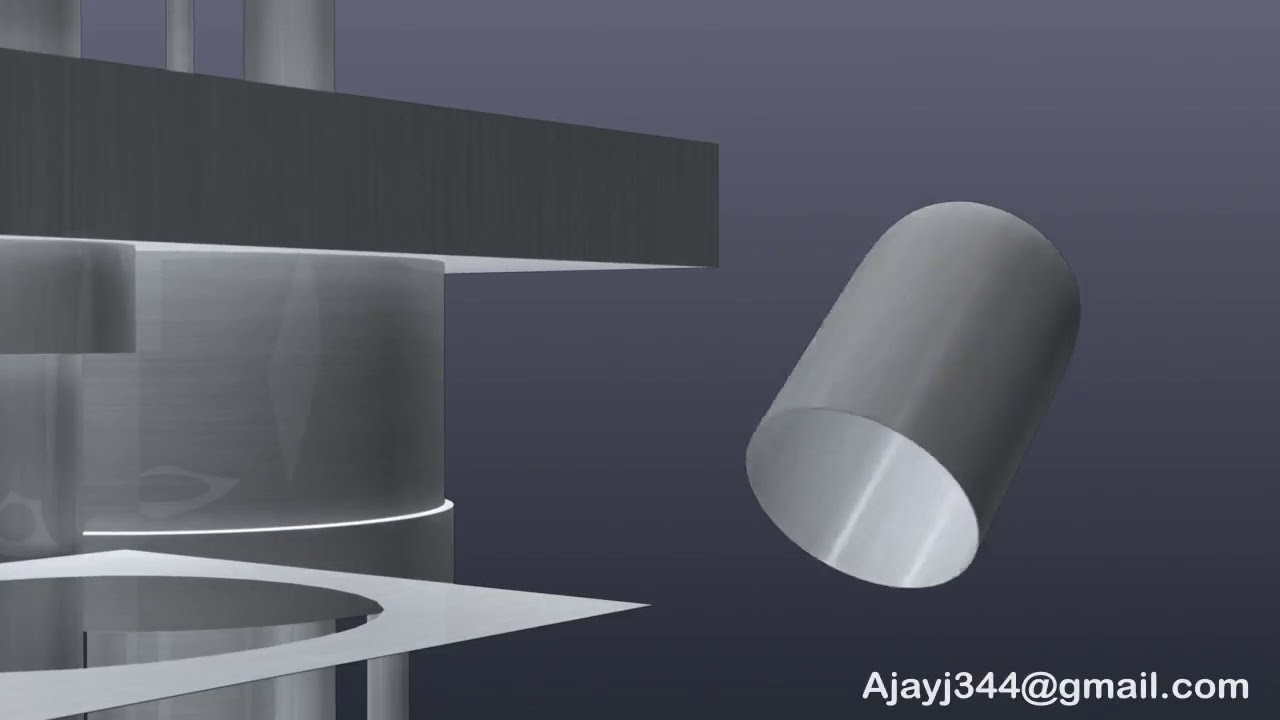 Tool Die making Draw Tool, Demo in 3d
