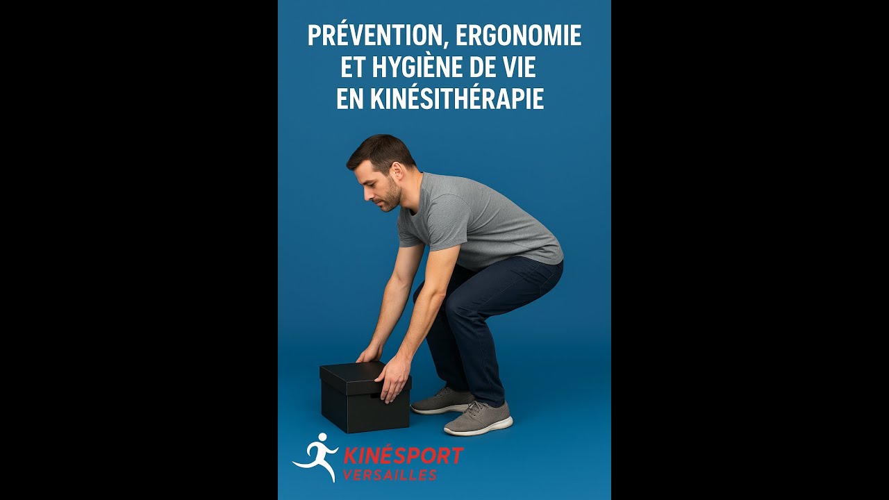 Prévention, ergonomie et hygiène de vie en kinésithérapie- kinesport versailles