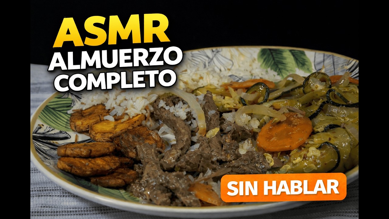 ASMR Carne con Zuquini 🍛 | Almuerzo Casero