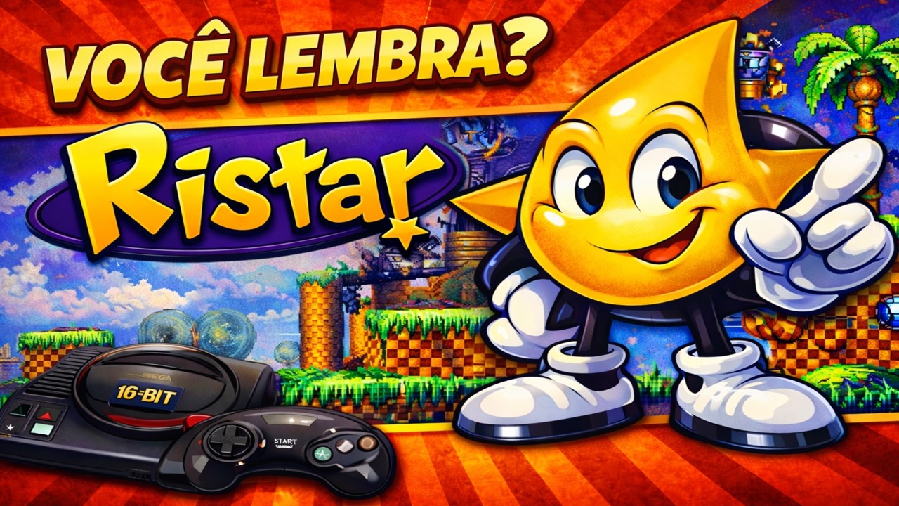VOCÊ LEMBRA DESSE CLÁSSICO? ⭐ RISTAR de MEGA DRIVE