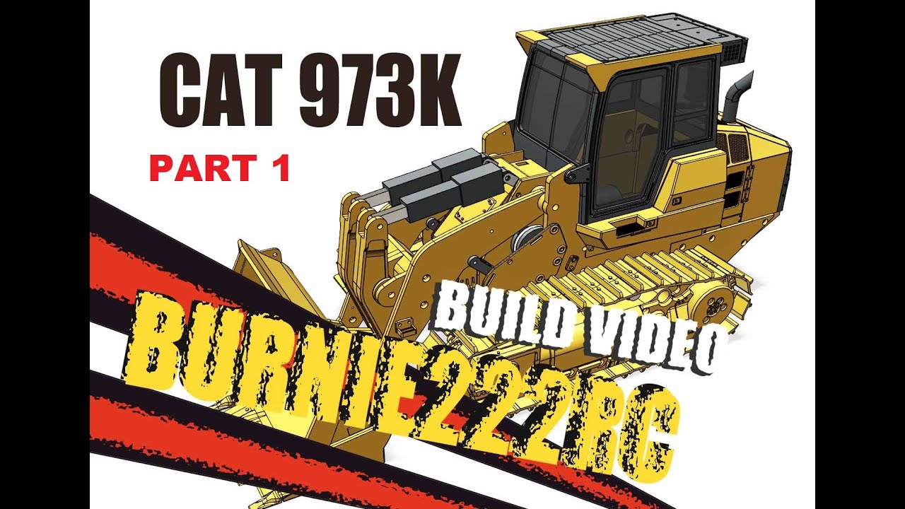 Building a rc CAT 973K - Part 1: Chassis