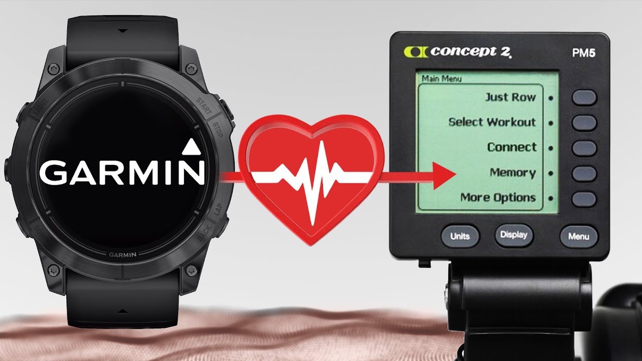 Легко подключайте Garmin к Concept2 и другим устройствам