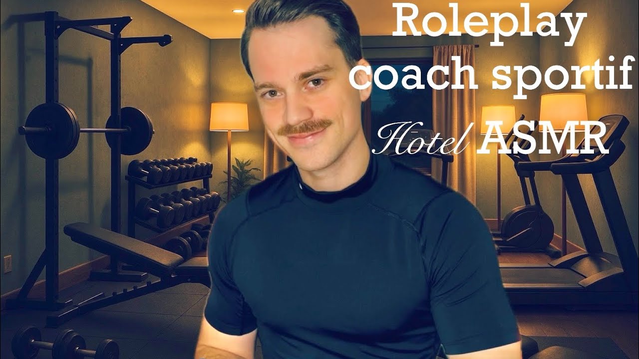 ASMR | #Roleplay Personal Trainer Hotel ASMR 🏋️‍♂️✨ | Coaching | #whispering #scratching #tapping 