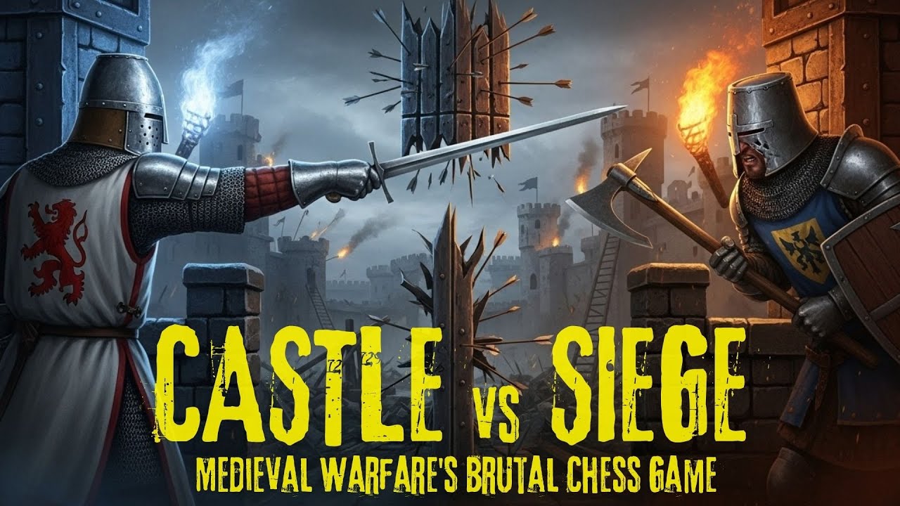 MEDIEVAL SIEGE HELL | UNSEEN #medievalhistory #siegewarfare #castle #darkages