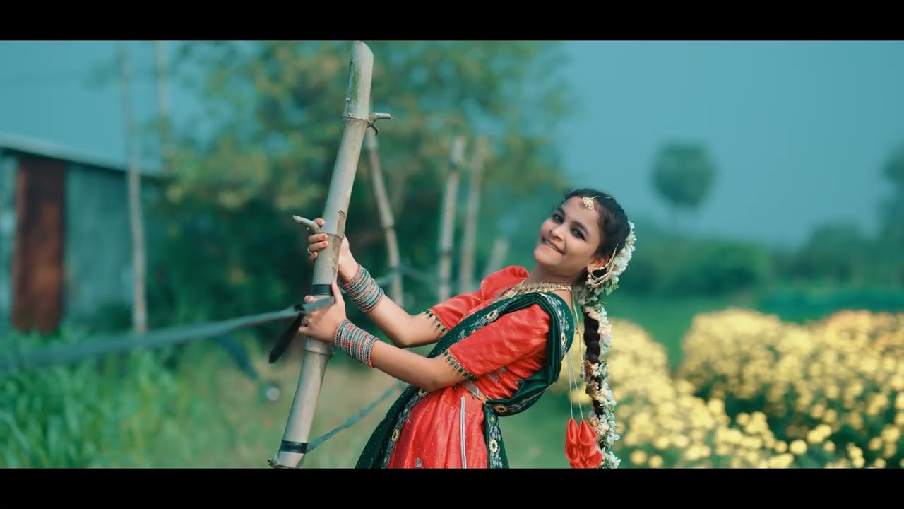 Kusuma Kumari half saree Out door song 