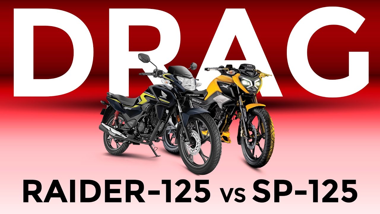 TVS Raider-125 vs Honda SP-125 Drag race. Complete information in Kannada | #dragrace #trending