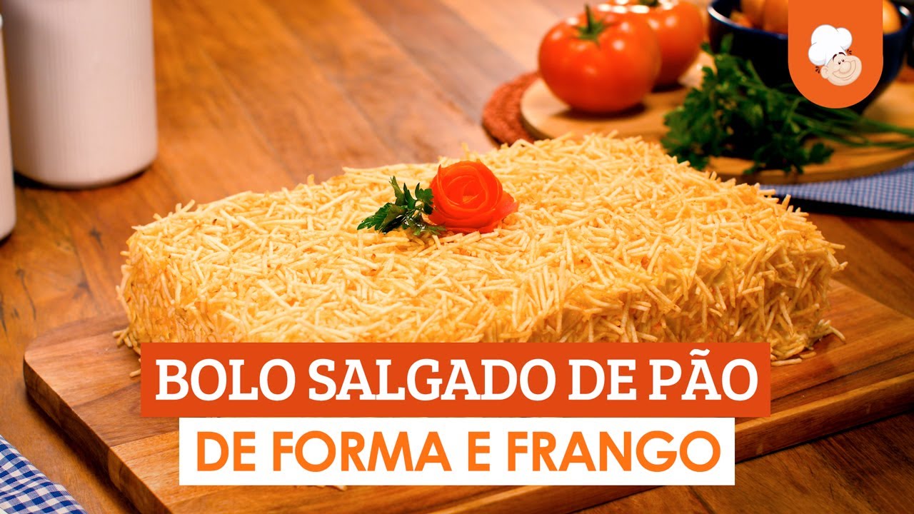 Bolo salgado de p&atilde;o de forma &mdash; Receitas TudoGostoso