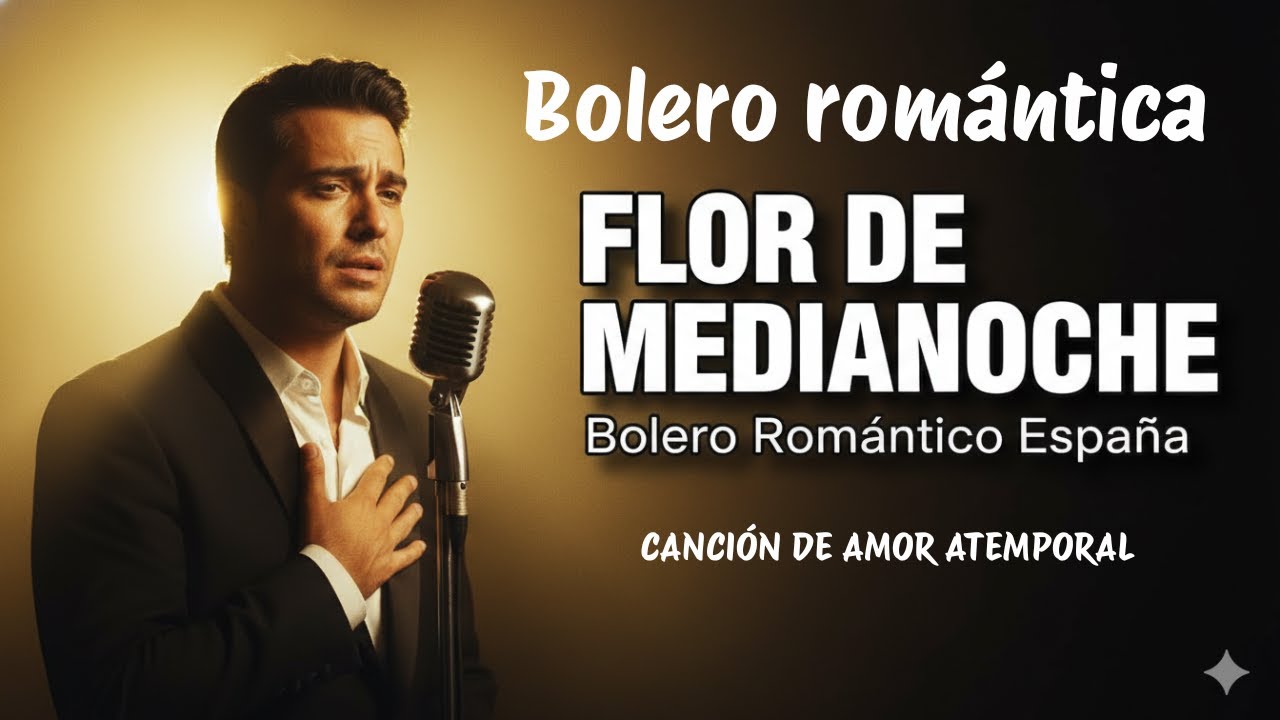 Flor de Medianoche, Bolero Romántica, Cancion de Amor y Desamor, Bolero Romántico España