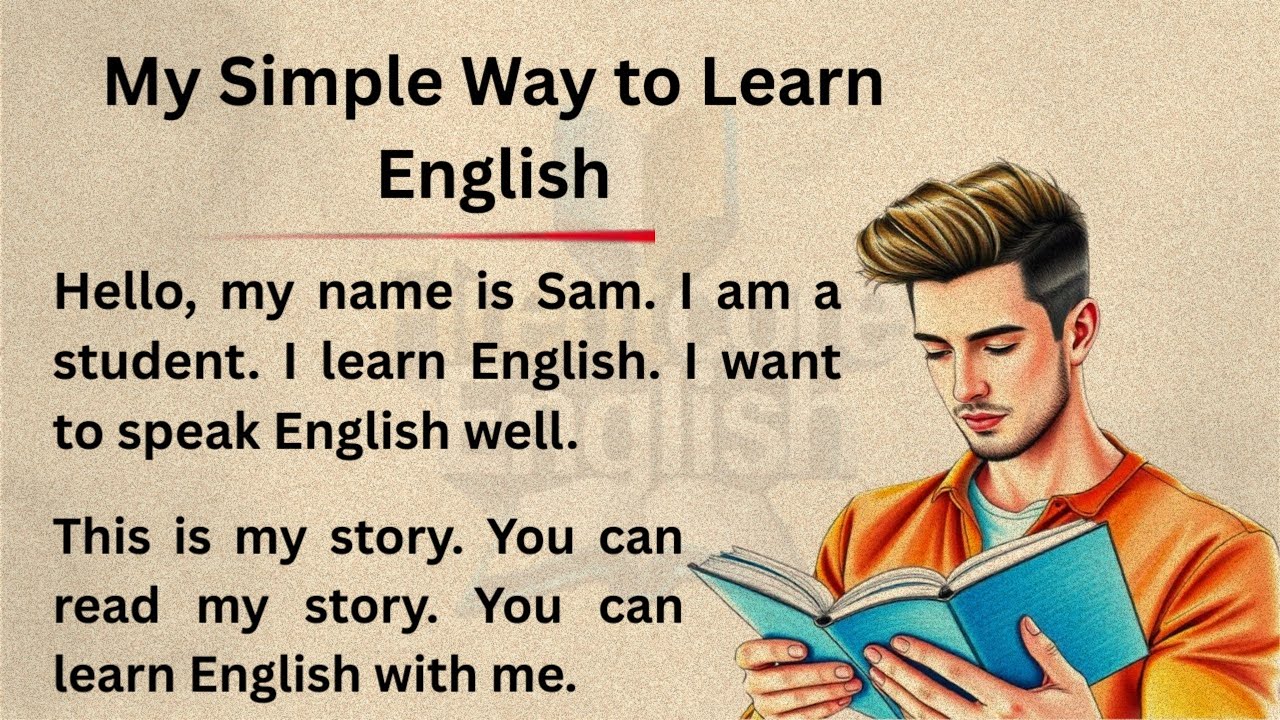 My Simple Way to Learn English || Graded Reader | Improve Your English | English Subtitle