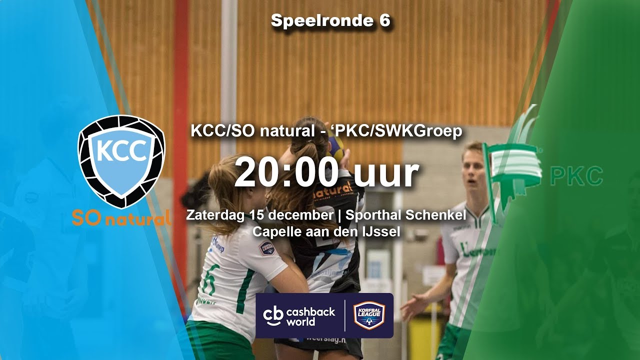 Cashback World Korfbal League: KCC/SO natural - PKC/SWKGroep