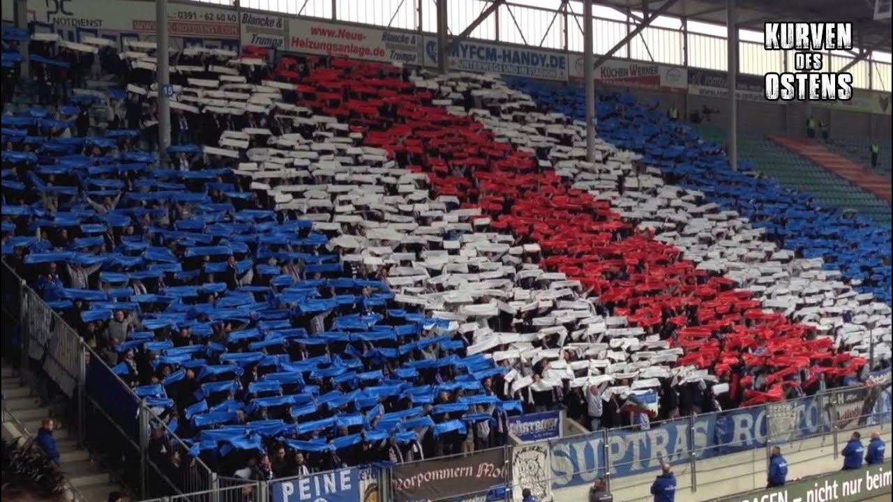 1. FC Magdeburg 4:1 FC Hansa Rostock 05.03.2016 | Choreo & Support