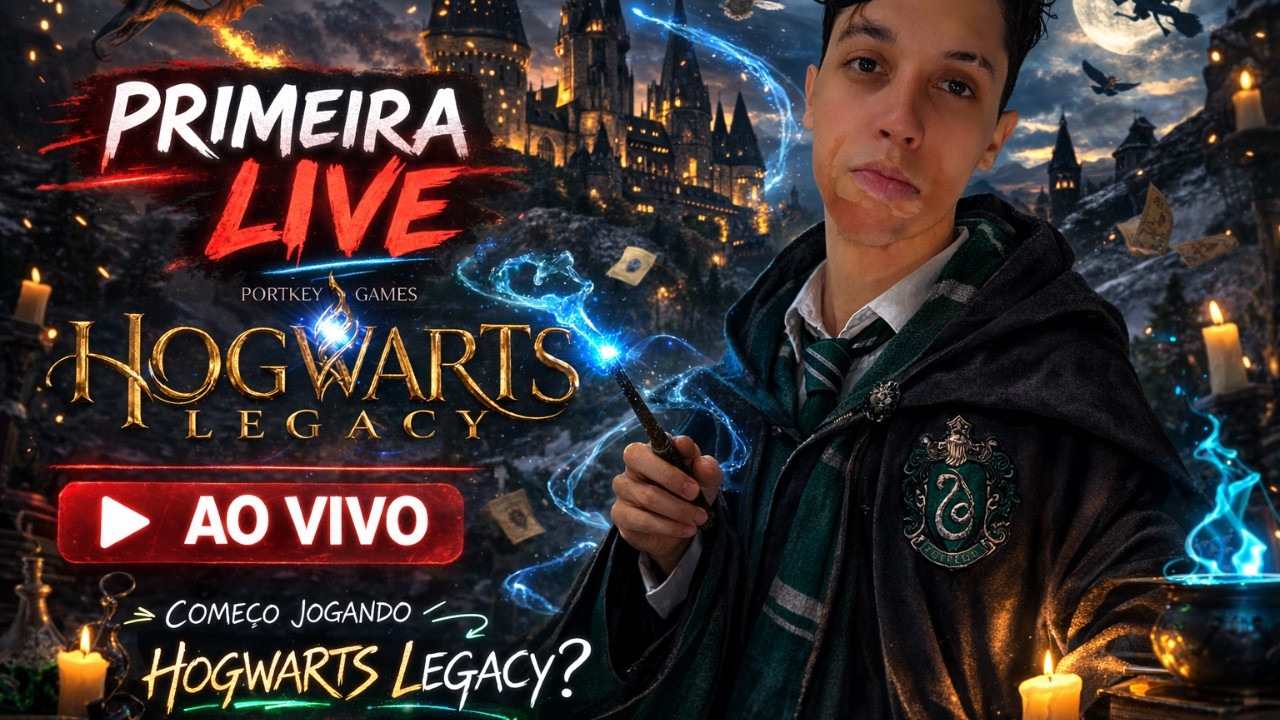 PRIMEIRA LIVE | Jogando e testando o setup ao vivo — VAMOOO!