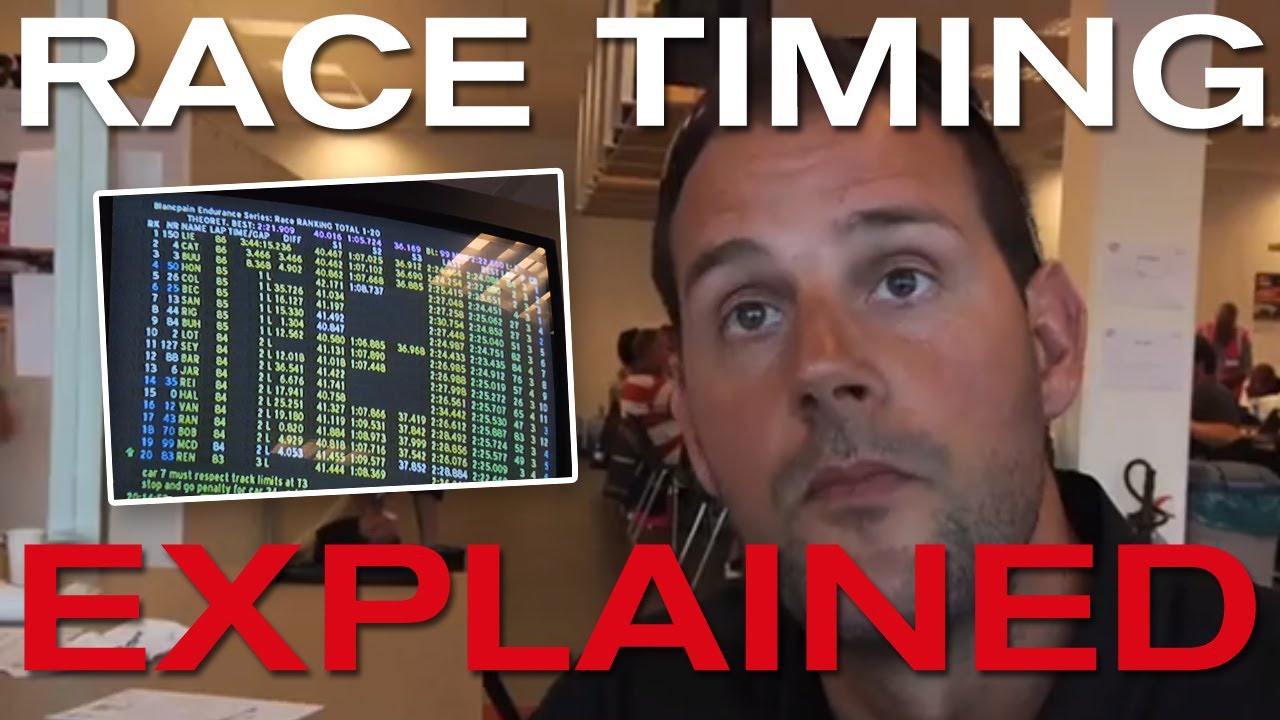 WHAT DO ALL THE NUMBERS MEAN?! - RACE TIMING SCREEN: EXPLAINED.