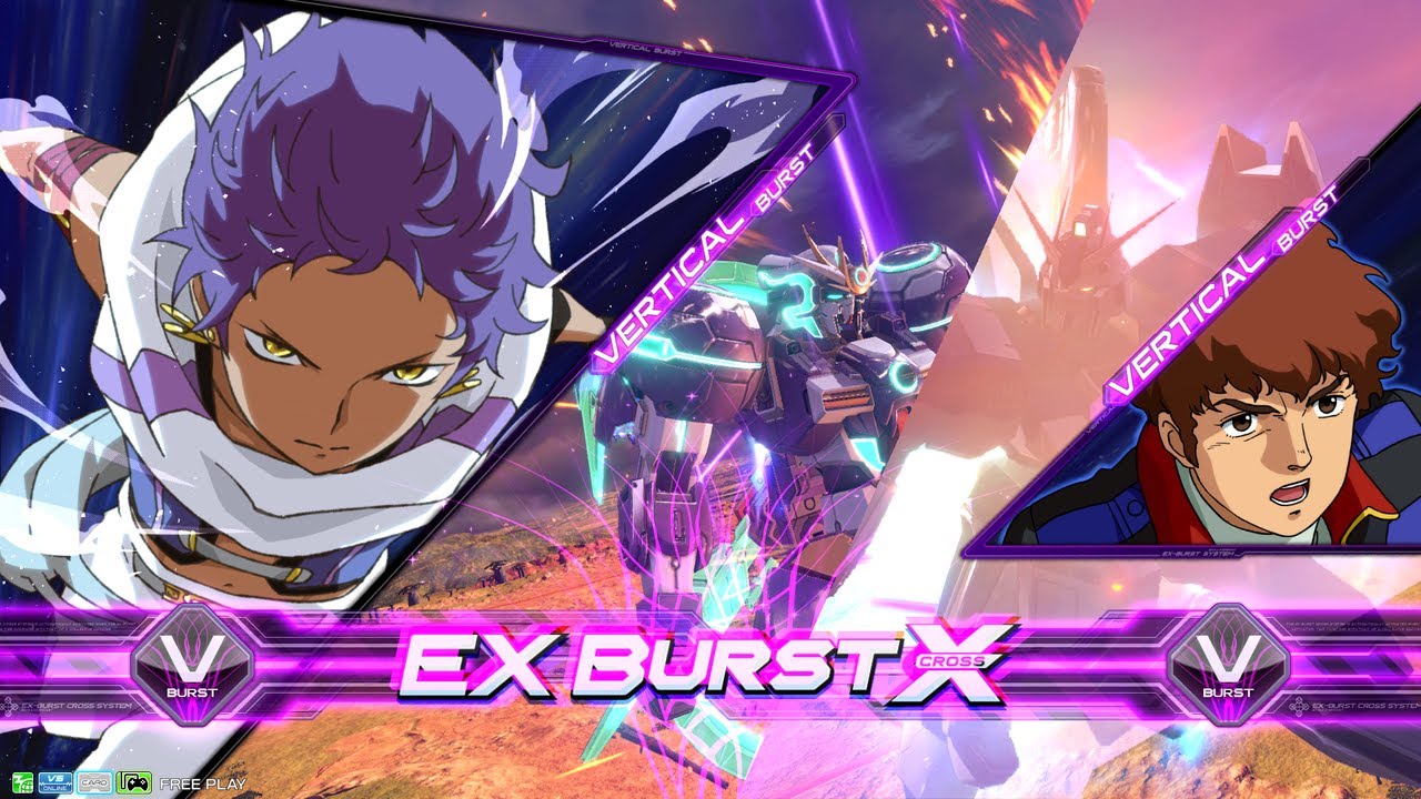 Dante D. Wordslord N-Extreme Gundam Supremacy Arcade mode:Mobile Suit Gundam Extreme Vs. 2 Overboost