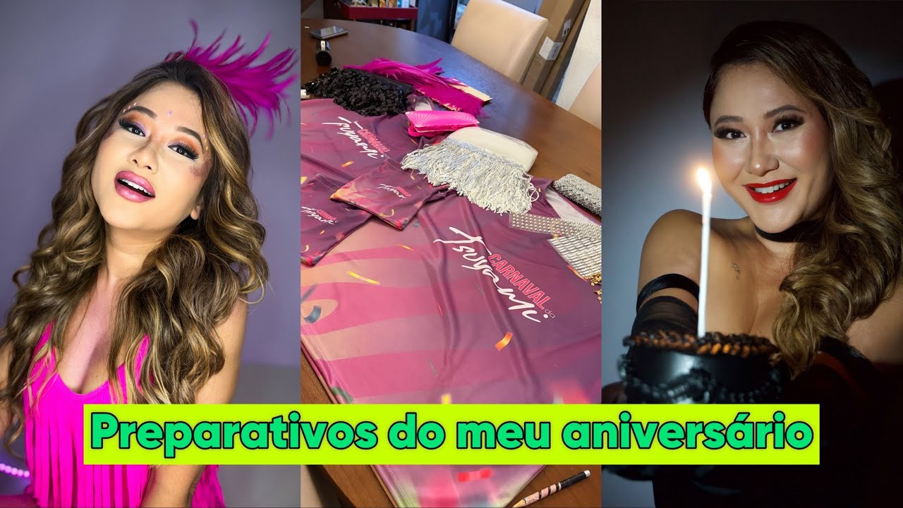 Preparativos do meu aniversário: compras, ensaio de fotos, roupa, jantar com meus pais. 