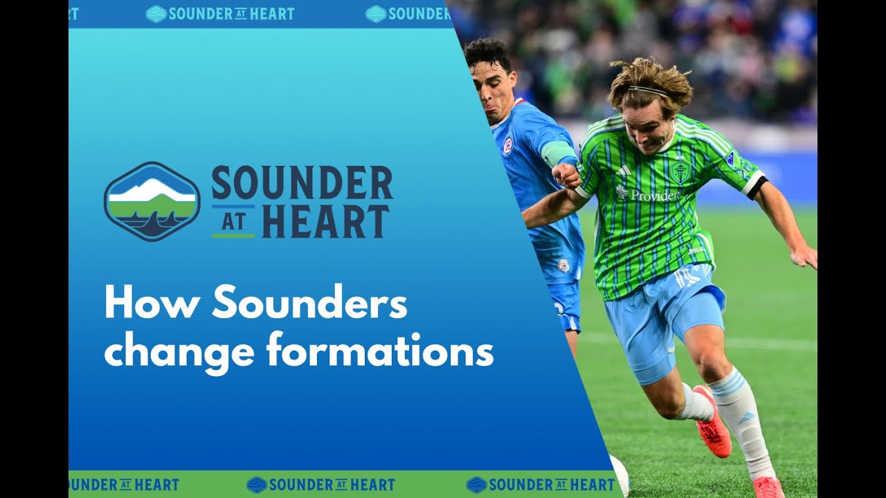 Tactics: How the Sounders shift formations in various stages of play