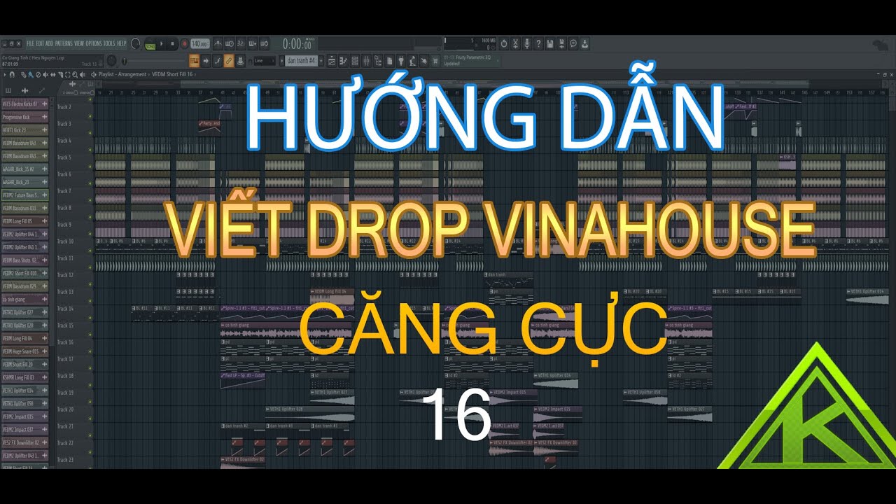 HƯỚNG DẪN VIẾT DROP VINAHOUSE CĂNG CỰC - HOÀNG KINDY - FL STUDIO - HỌC LÀM NHẠC VINAHOUSE