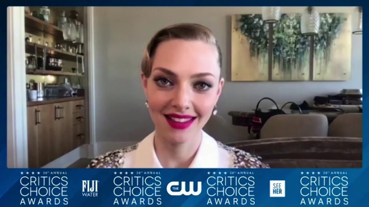 Amanda Seyfried Critics Choice Awards 2021 Interview