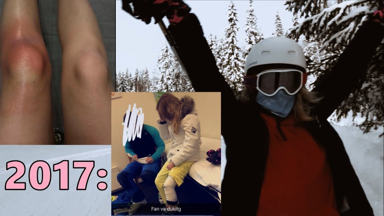 Åker skidor för första gången efter min skada