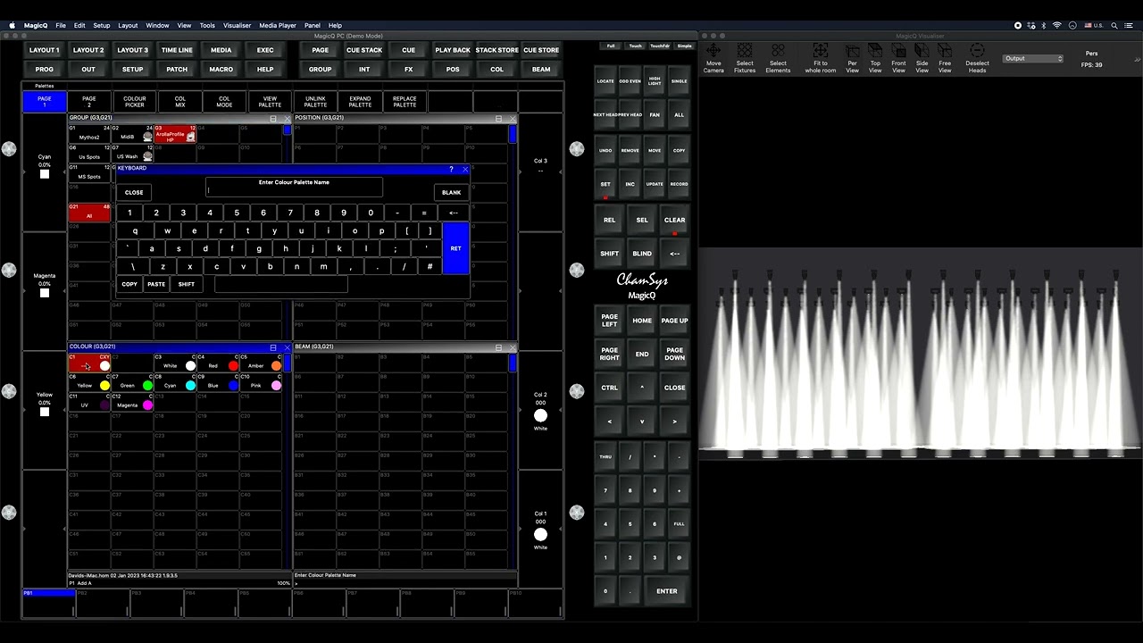 Chamsys Busking Show file Step-By-Step Tutorial Pt-1 of 3