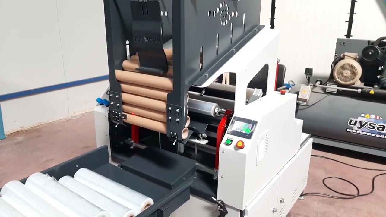 Full Automatic Stretch Film Rewinder Machine