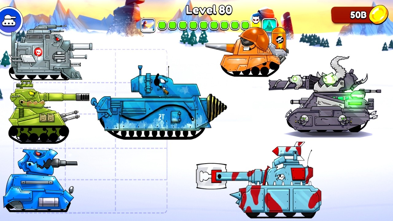 Merge Tank Master  Battle - Tank Evolution 3D War, Tank Army Gameplay