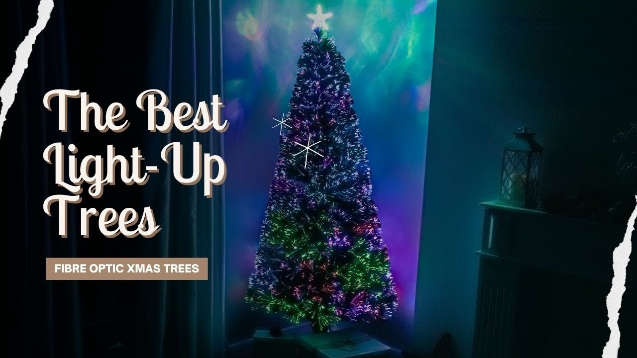 The Ultimate Pre-Lit Fibre Optic Christmas Trees